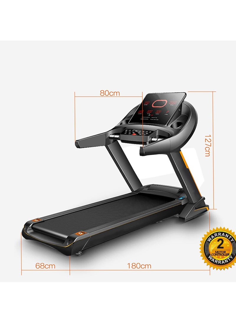 Automatic FoldableTreadmill, 5.5 HP Peak Motor for Home Use, Auto Incline,150Kgs weight capacity