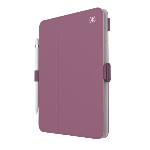 Speck Case for iPad Pro 10th Generation 10.9 Inch - Drop & Camera Protection, Slim Multi Range Stand, Apple Pencil Holder - Plumberry/Crushed Purple/Crepe Pink - Image 1