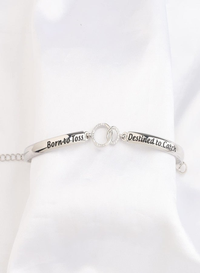 HOLLP Color Guard Jewelry Born to Toss Destined to Catch Bracelet Gifts for Women (Born -S) - Image 4