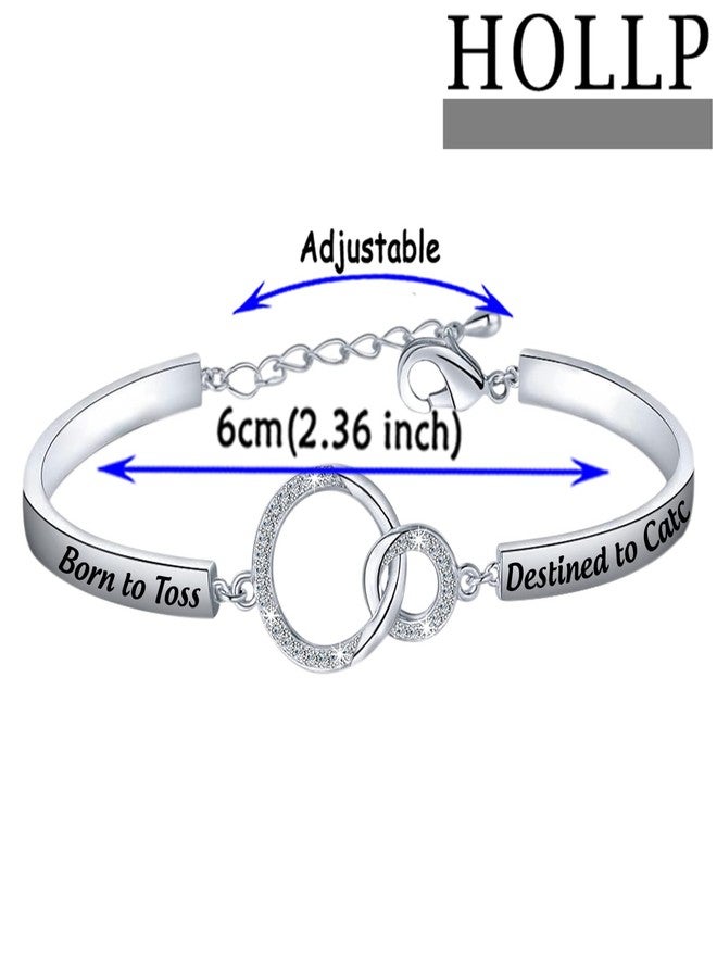 HOLLP Color Guard Jewelry Born to Toss Destined to Catch Bracelet Gifts for Women (Born -S) - Image 2