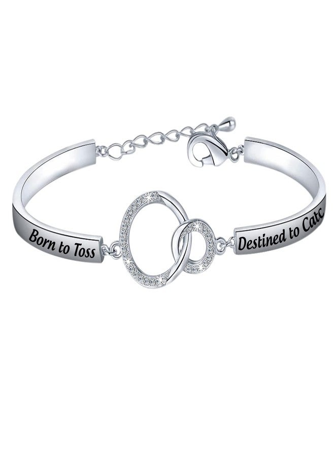 HOLLP Color Guard Jewelry Born to Toss Destined to Catch Bracelet Gifts for Women (Born -S) - Image 1