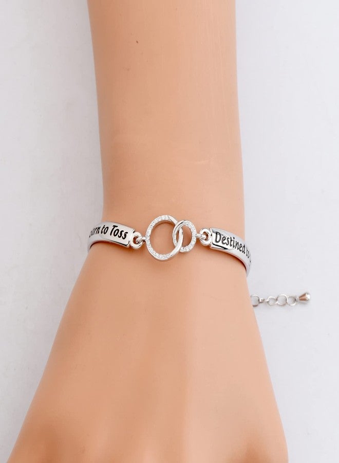 HOLLP Color Guard Jewelry Born to Toss Destined to Catch Bracelet Gifts for Women (Born -S) - Image 3