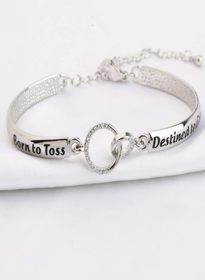 HOLLP Color Guard Jewelry Born to Toss Destined to Catch Bracelet Gifts for Women (Born -S) - Image 5