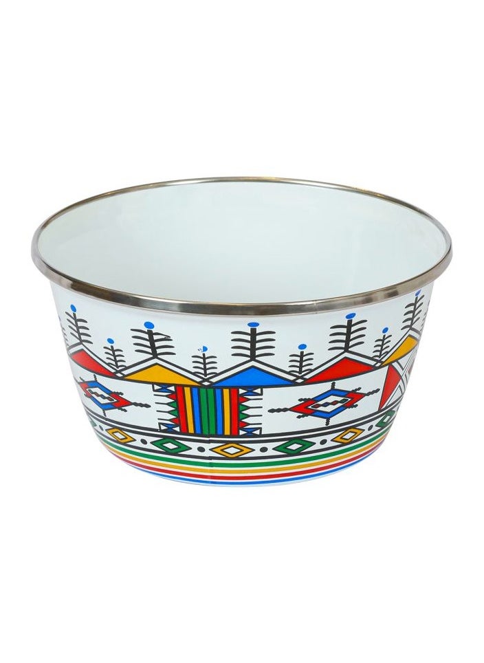 Alsaif home White cartilage bowl - 28 cm Saif Home 