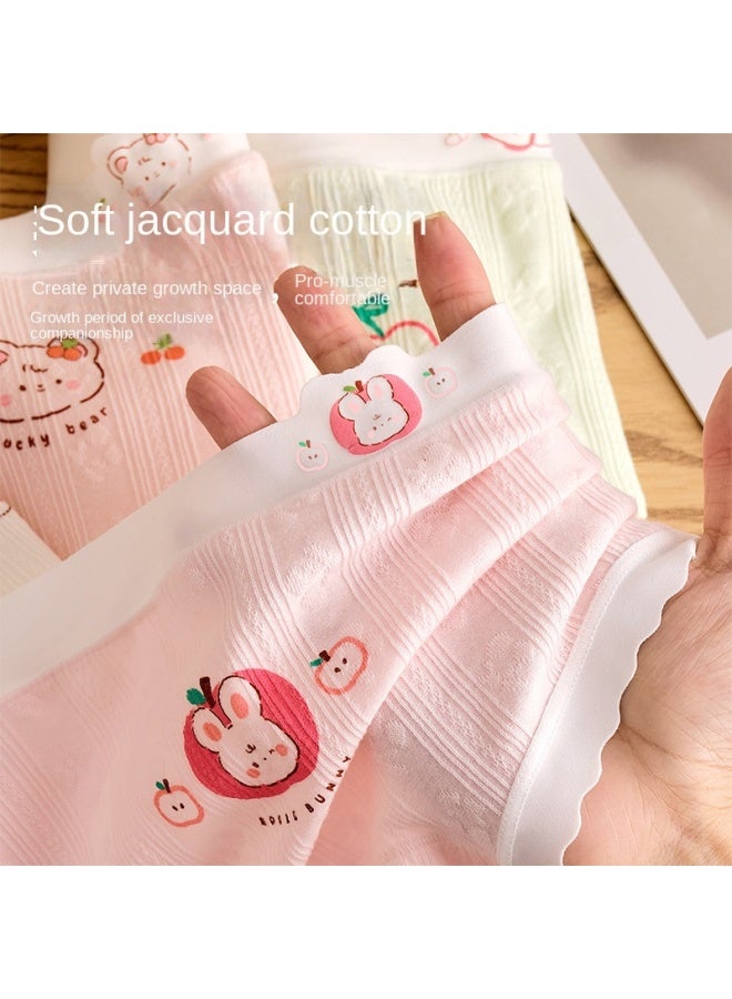 Underwear Made Of Pure Cotton, Children's Medium And Large Children's Flat Cornered Pants, Women's Treasure, ' Style, No Clip - Image 4