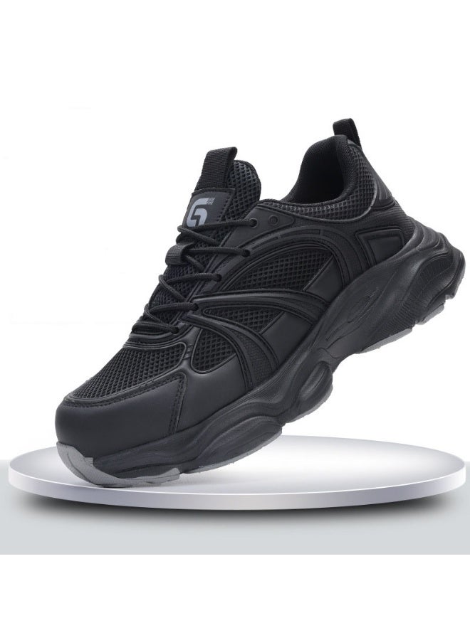 NIBEMINENT Waliantile Protective Safety Work Shoes For Men Construction Working Boots Anti-smashing Puncture Proof Indestructible Sneakers - Image 1