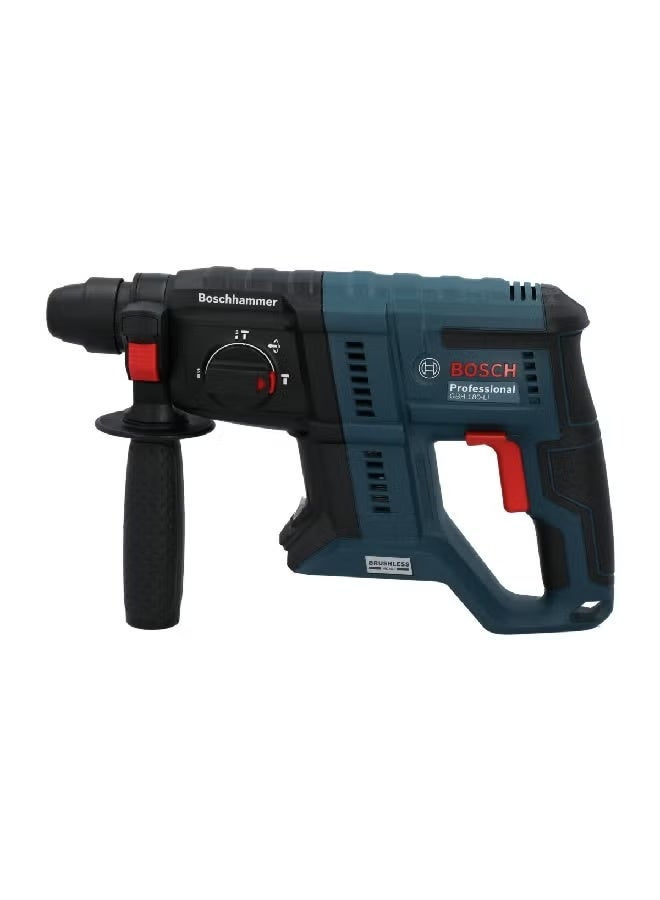 Bosch 18V GBH 180-LI Professional Cordless Rotary Hammer Drill without Charger and Battery Blue and Black JE0 611 911 120 - Image 3