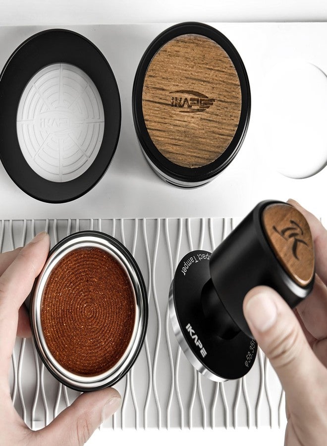 IKAPE Espresso Tamper,53.3mm V4 Impact Coffee Tamper with Sound Feedback, Features 15lb/30lb Interchangeable Springs,Tamper with Triple-Spring System, Fits 53.3mm Portafilters - Image 5