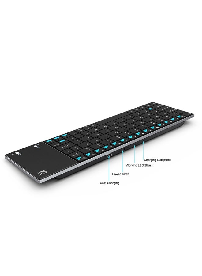 EBMINI New Wireless Mini Keyboard With Touch Control Panel