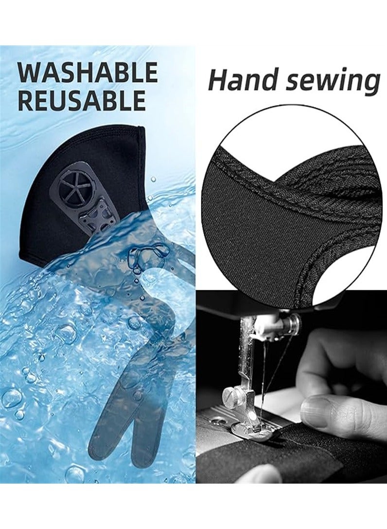 قناع شخصي يمكن ارتداؤه لتنقية الهواء، منقي هواء صغير محمول، مناسب لممارسة الرياضة وركوب الدراجات والجري وغيرها من الرياضات الخارجية - Image 3