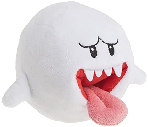Little Buddy Super Mario All Star Collection 1428 Ghost Boo Stuffed Plush, 4" - Image 5