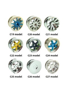 1/10 Flat Running Tire Flat Running Change Tension Tire Diameter 66 MmHSP94122/94123 RV Racing Grip Tire-Color:With C Hub, Note The Style
