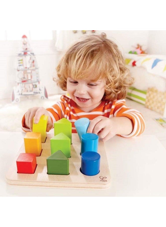 هيب لعبة خشبية تعليمية للأطفال الصغار | تعزز مهارات التعلم المبكر وتمييز الألوان والتنسيق بين اليد والعين | عمر 18 شهرًا فما فوق - Image 2