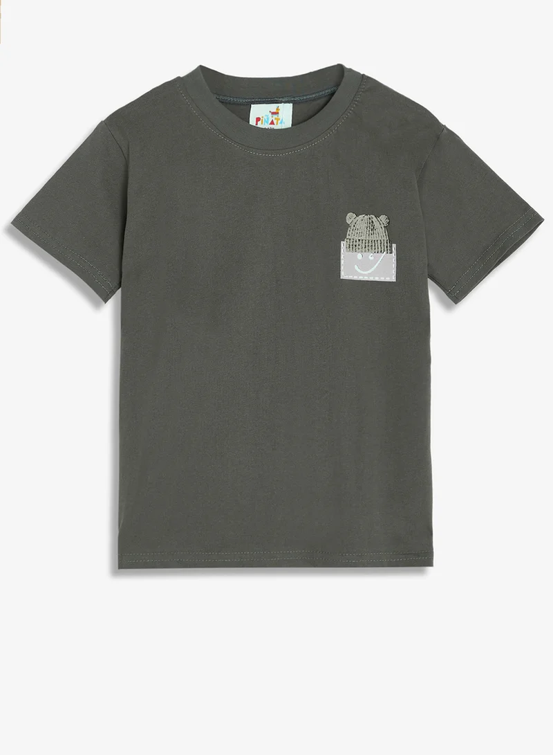 بنياتا تيشيرت أوفر سايز مطبوع