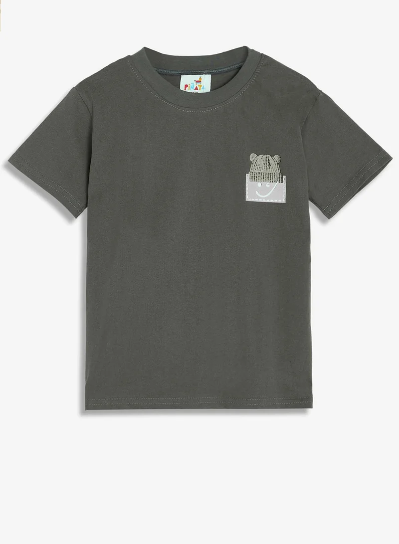 بنياتا تيشيرت أوفر سايز مطبوع