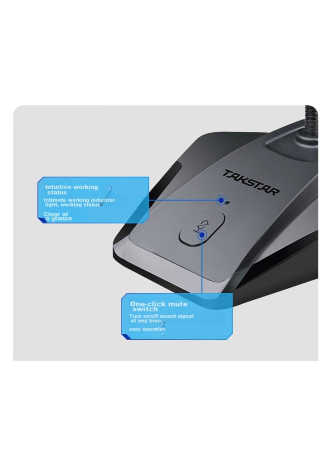 Takstar Ms-580usb Computer Microphone For Online Cl, Desktop And Laptop Voice Chat, Gaming, And Condenser Microphone - Image 4