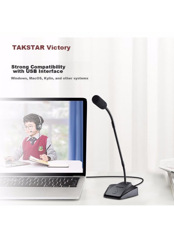 Takstar Ms-580usb Computer Microphone For Online Cl, Desktop And Laptop Voice Chat, Gaming, And Condenser Microphone - Image 2