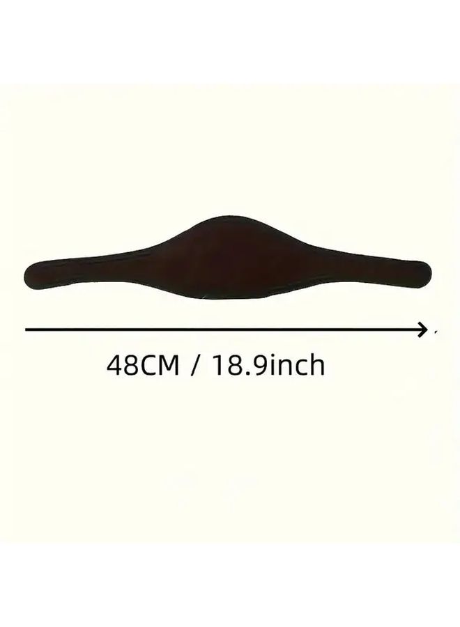Black Posture Corrector Neck Protector Massager And Winter Warm Scarf For Men - Image 3