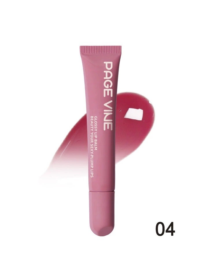 Generic Pearlescent Polypeptide Lip Gloss Liquid Lip Gloss Watery Lip Glaze Red  - Image 1