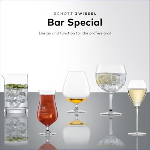 SCHOTT ZWIESEL Bar Special Hurricane Glass (Set of 6), Cocktail Glasses for Mixed Drinks, Dishwasher-Safe Tritan Crystal Glasses, Made in Germany (18 Ounce) - Image 4