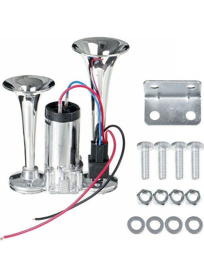 NIBEMINENT Electric Horn Loudspeaker Dual Trumpet  - Image 1