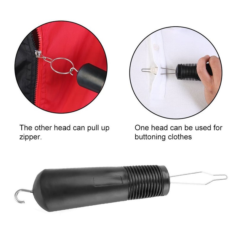 klarako Clothes Button Hook Helper, Button Aid Puller for Jackets and Pants Zipper, Grip for Arthritis & Joint Pain Patients - Image 5