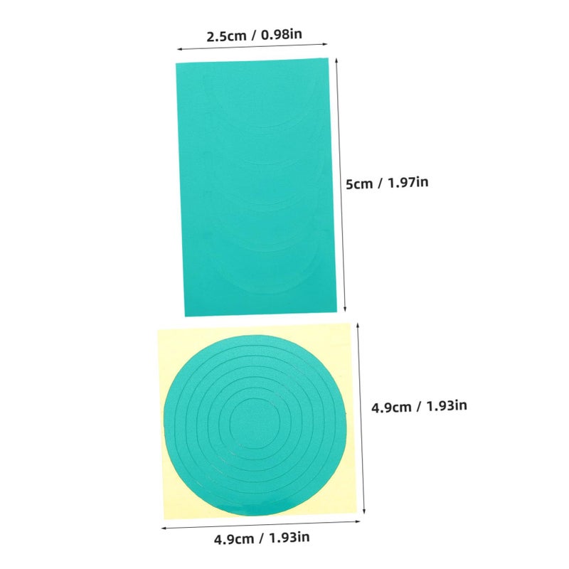7 Sheets Green Pressure Gauge Danger Warning Stickers Reflective Film Labels - Image 5