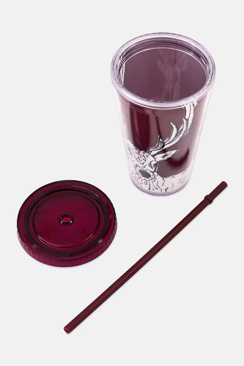 Creative Tops Wild Stag Hydration Tumbler 300ml, Maroon  - Image 3