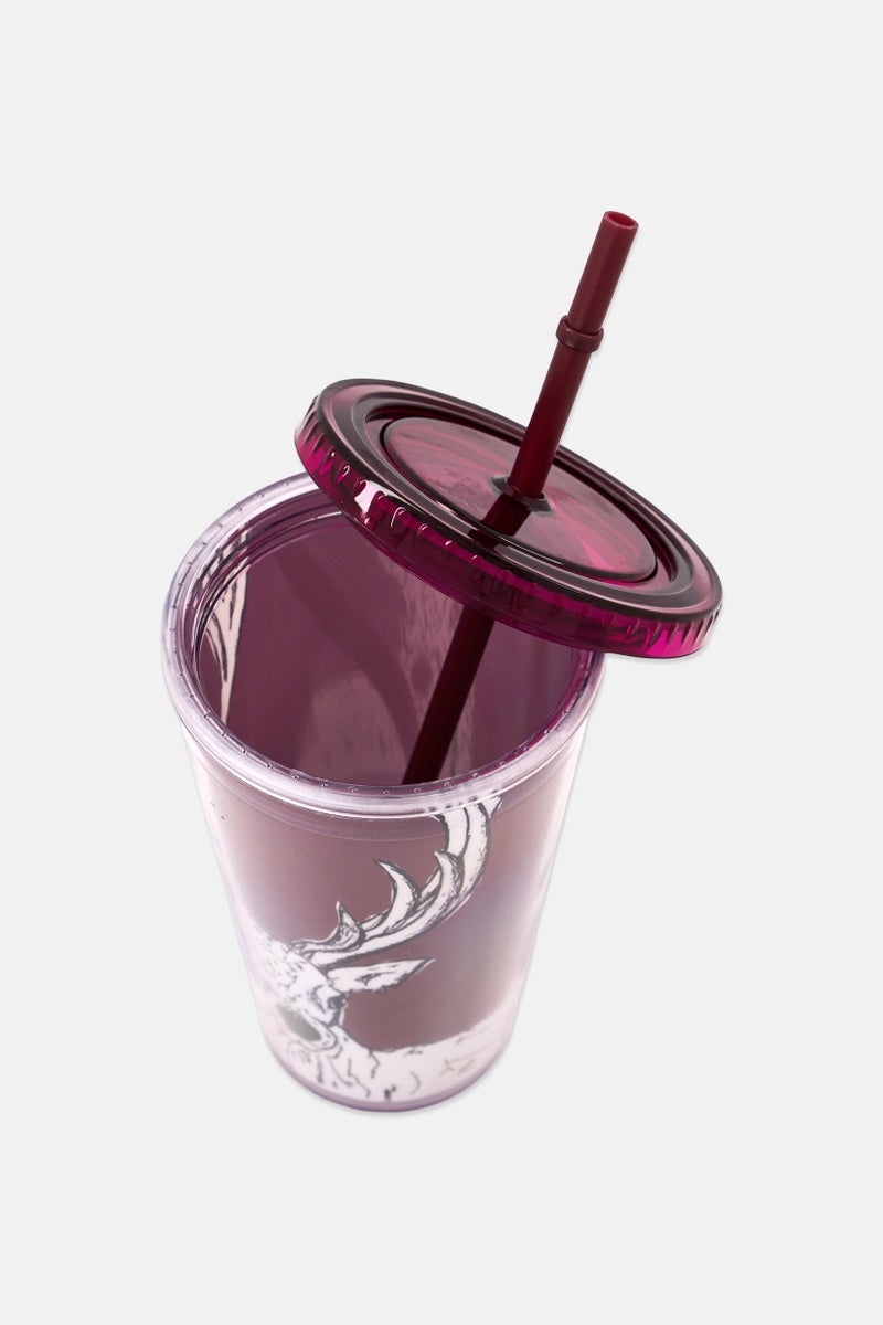 Creative Tops Wild Stag Hydration Tumbler 300ml, Maroon  - Image 2