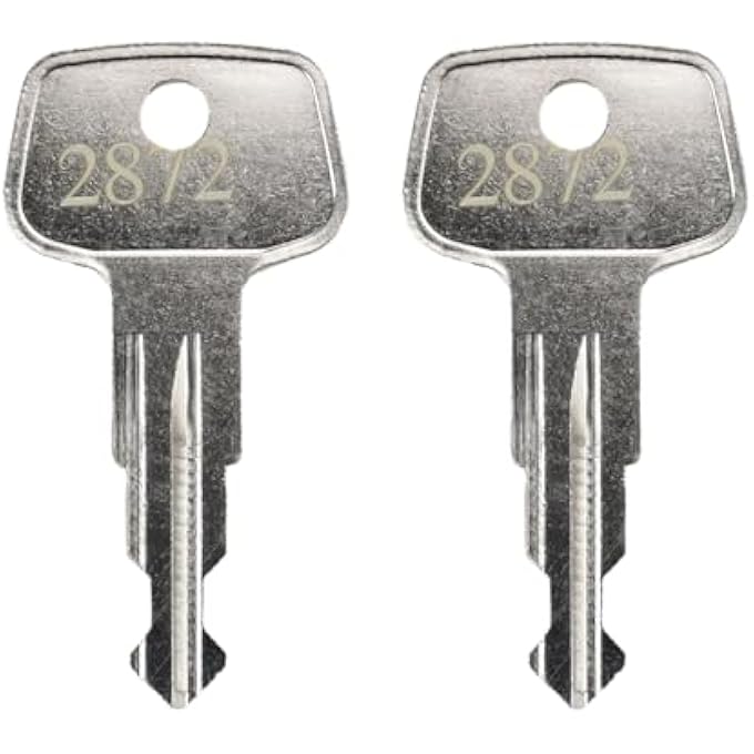 rayihni 2872 XCargo Luggage Roof Key Karrite Ski Bike xcargo Carrier Skyline Sportrack XL,X-Cargo Roof Rack Key,Replacement Keys for Sears XCargo Karrite SportRack Carriers(Code 2872-2 pcs) - Image 1