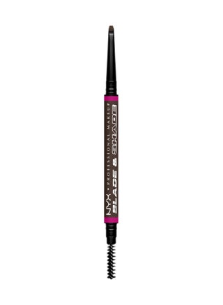Blade And Shade Dual Edged Brow Pencil Up to 16HR wear Smooth-glide pigment Ash Brown - view 2