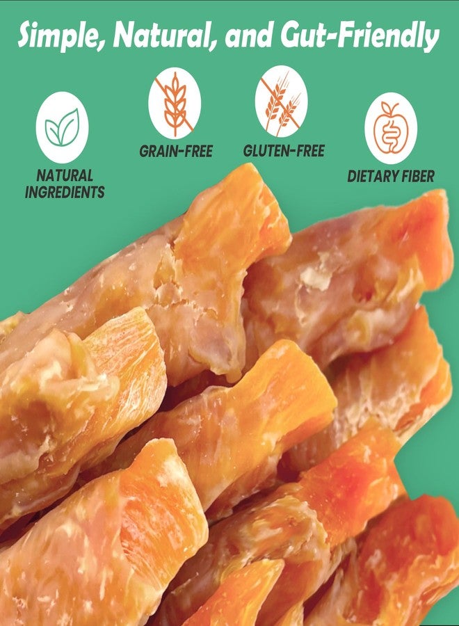 PETPURO Dog Treats Sweet Potato Wrapped with Chicken – Grain-Free Natural Chews Made with Real Chicken & Sweet Potato, Healthy Snacks for Training & Digestion, Rawhide-Free Dog Treats - Image 3