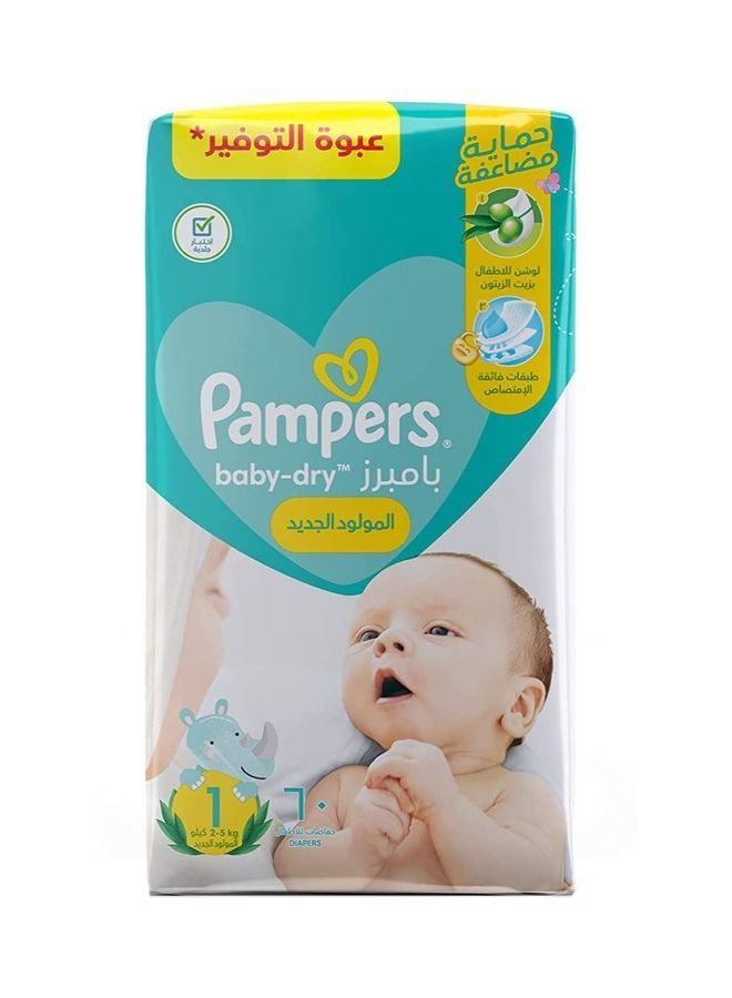 Baby Dry New Born size 1 60 Pieces