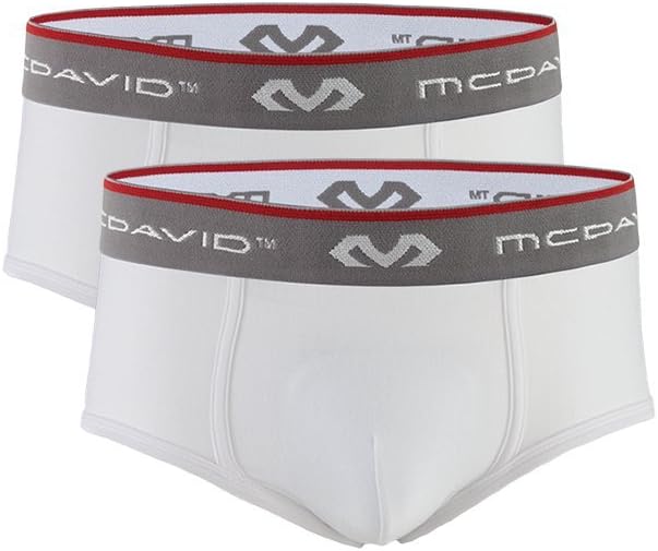 McDavid McDavid 9120 Classic Brief w/ Cup Pocket 2 Pack, Youth & Peewee