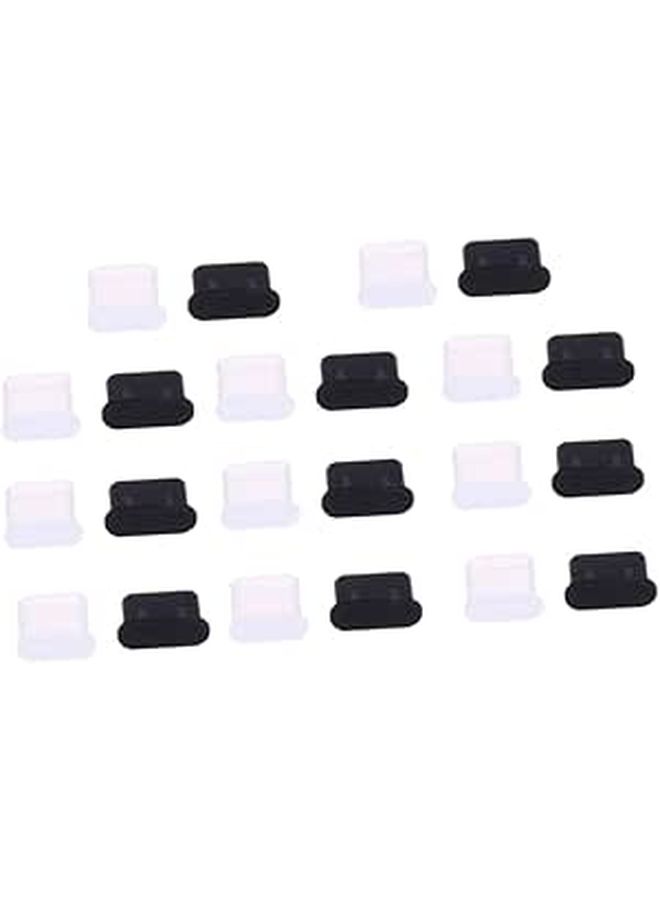 10 Pack USB C Dust Cover Plugs Black Protective Caps For Female Ports - Image 1