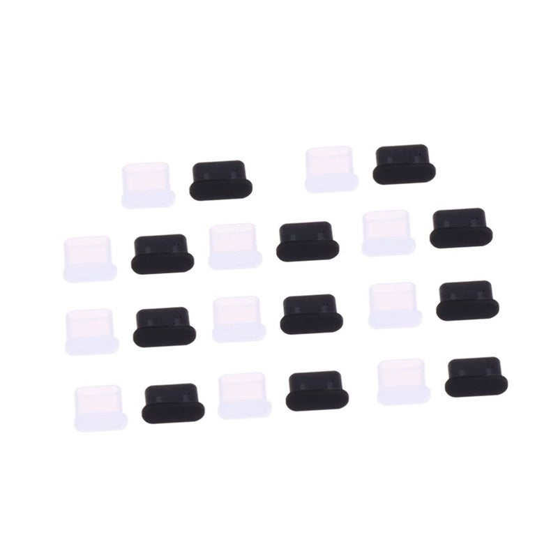 10 Pack USB C Dust Cover Plugs Black Protective Caps For Female Ports - Image 2