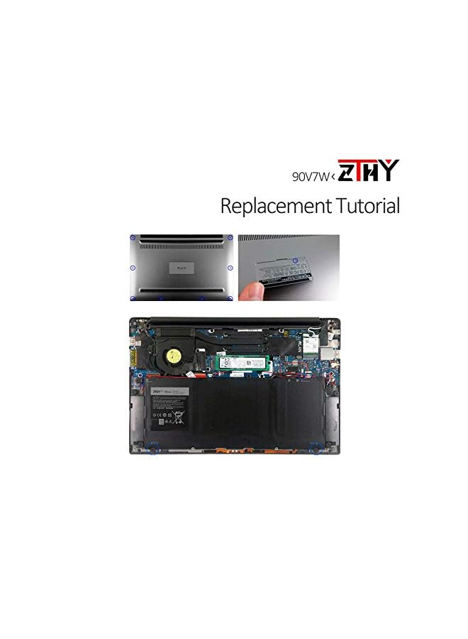 ZTHY 56Wh 90V7W Laptop Battery Replacement For Dell Xps 13 9343 9350 Ultrabook P54G P54G001 P54G002 13D 9343 13D-9343-1808T 13D-9343-350 13D-9343-3708 13-9350-D1708 13-9350-D1608 5K9Cp Din02 - Image 5