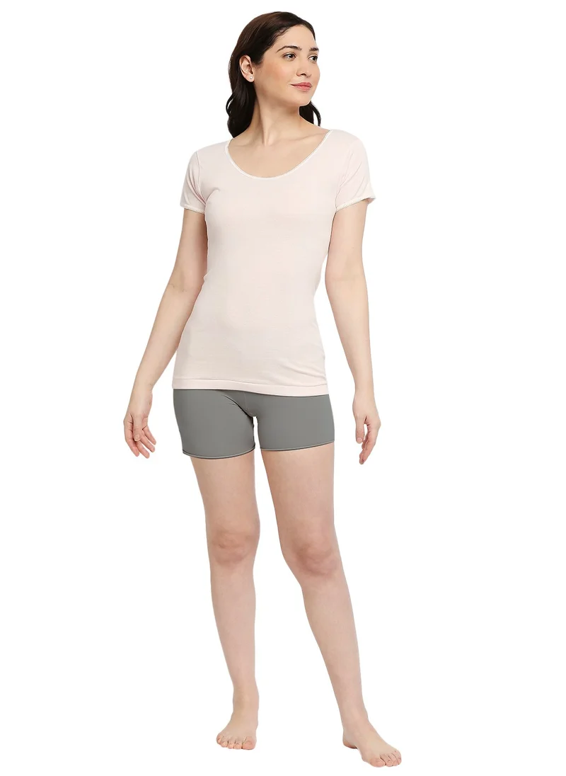 BYC WOMEN'S COTTON UNDERSHIRT - PINK