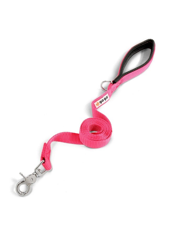 GOGO Pet Products 3/4-Inch Wide Comfy Nylon Dog Leash, 4-Feet Long, Pink - Image 4