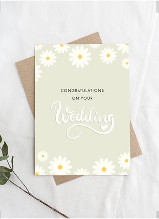 Congratulations on Your Wedding Greeting Card