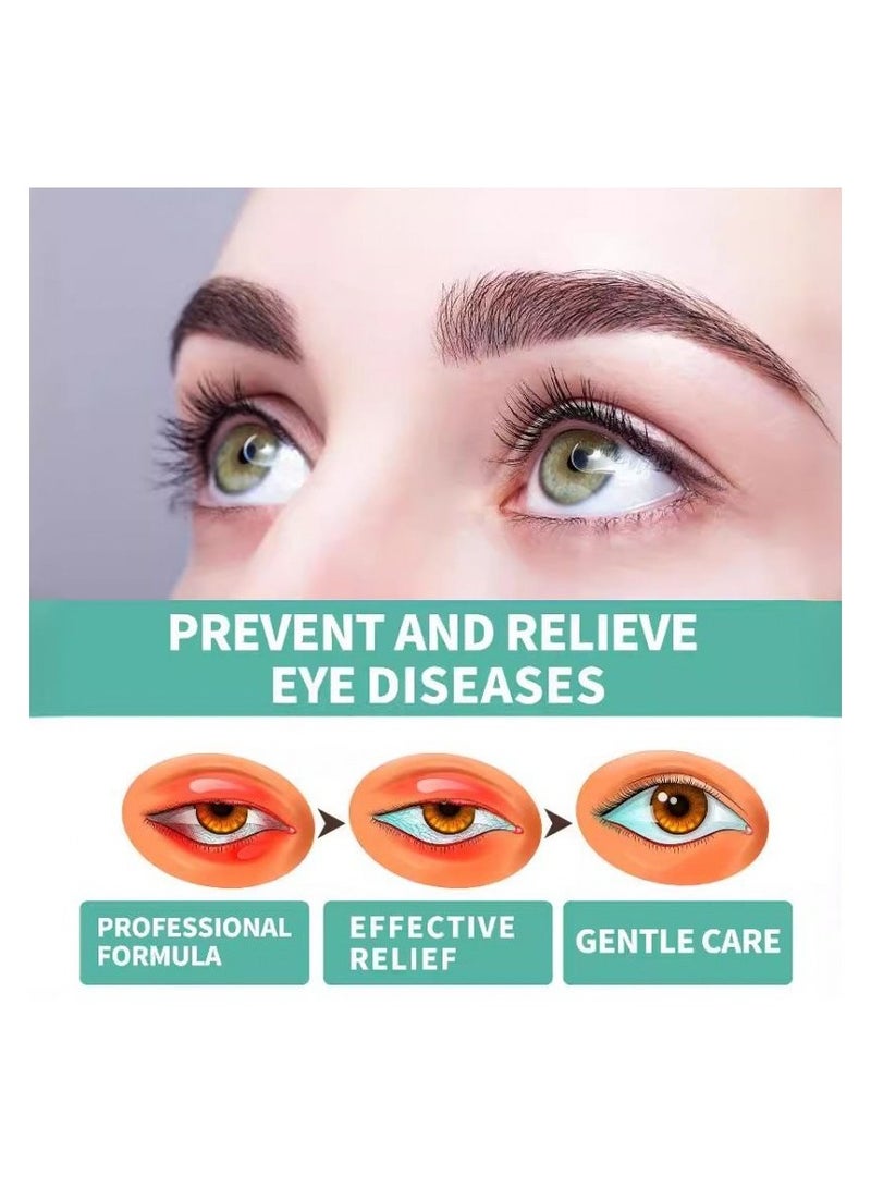 EELHOE Eye Massage Roller – Gentle Eye Care Serum with Herbal Extracts – Reduce Puffiness, Eye Discomfort & Dark Circles – 8ml - Image 3