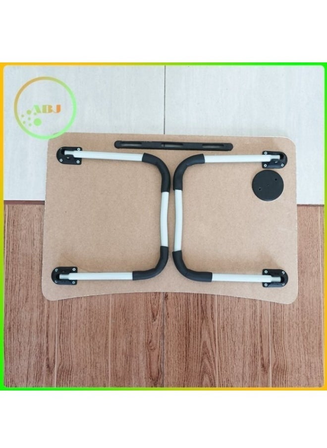 Toy Box - Stitch Folding Study table For Laptop And iPad With Pen Slot And Cup Holder, Suitable For Studying, Working, Reading, Watching Movies And Eating, Suitable For Bed, Sofa And Floor - 60x28x40cm - Image 1
