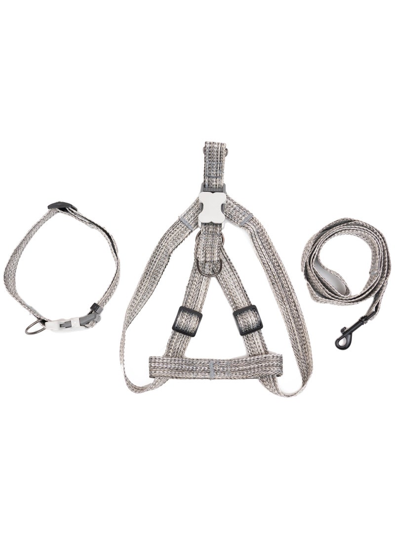 PL - مجموعة PupGear - متوسطة (سادة) - رمادي