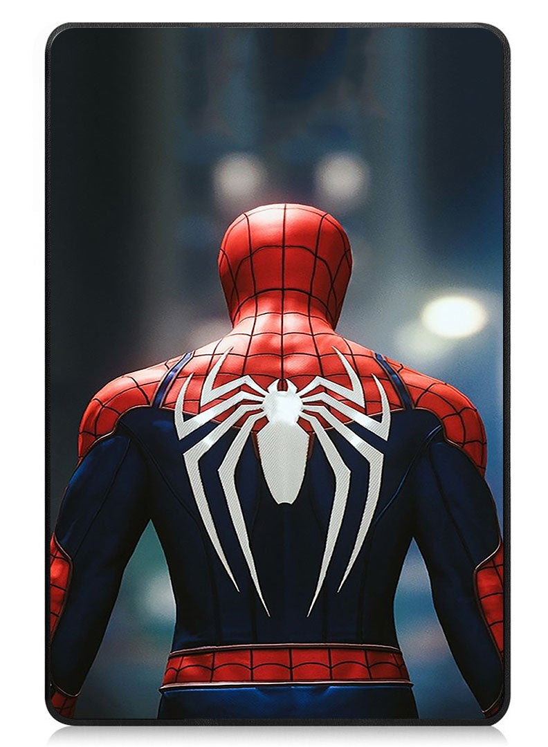 Theodor Protective Flip Case For Lenovo Tab M8 (4th Gen) - 2023 With Trifold Stand Auto Wake Sleep Shockproof Cover Spider Man Back - Image 1