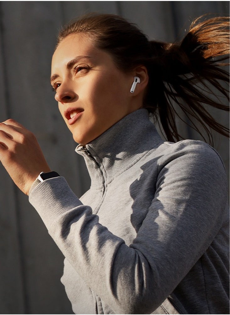 Mibro Wireless Headset IPX4 Water Resistant Headset White  - Image 4