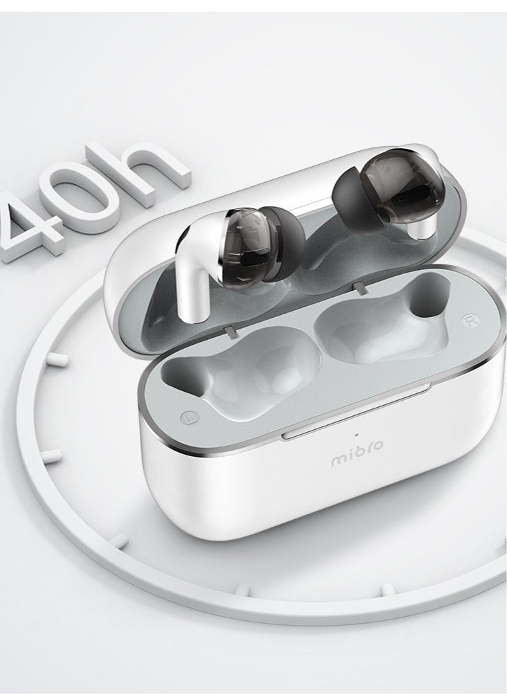 Mibro Wireless Headset IPX4 Water Resistant Headset White  - Image 2