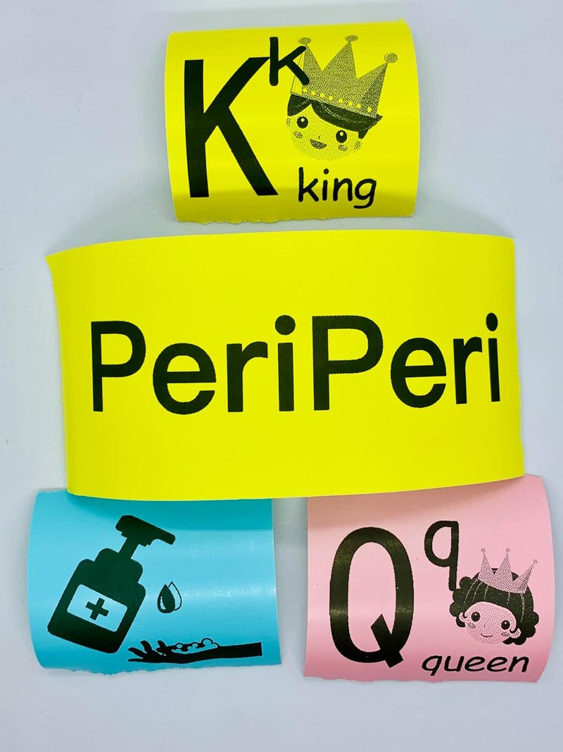 PeriPeri 56X30Mm (2Inch) Colorful Sticky Thermal Paper (Self-adhesive) For Cute, A6, A6 Hd, A9 Series, A40 And Other 2Inch Thermal Printers. 3Meter Roll (Colorful Sticky 3Rolls). - Image 2