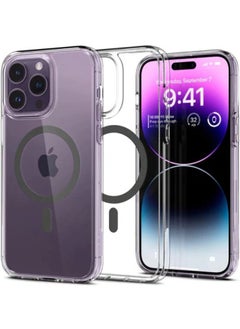 iPhone 14 Pro Max Magsafe Case 6.7 Inch Slim Thin Magnetic Case Yellowing-Resistant Anti-Drop Shock Absorption Anti-Scratch and Hard Back Crystal Case Cell Phone Case iPhone 14 Pro Max Case Clear