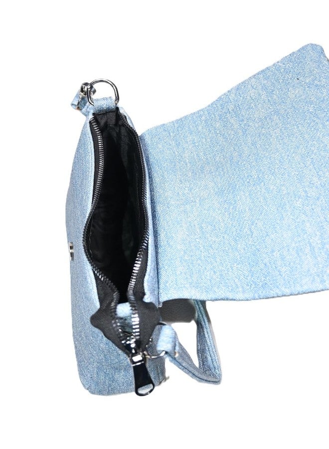 Donicy Denim Sling Bag, Crossbody Bag, Casual Sling - Image 4