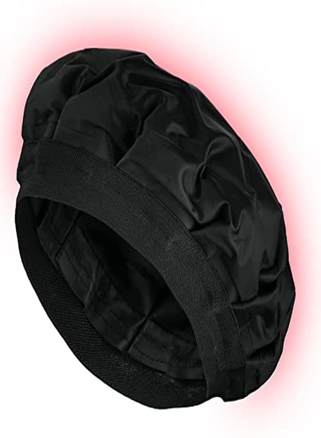 Tifara Beauty Conditioning Heat Cap - Hair Styling And Treatment Steam Cap | Heat Therapy And Thermal Spa Hair Steamer Gel Cap - Black  - Image 1